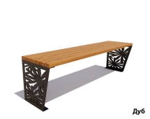 Банкетка Ромашка, Сосна 2 м