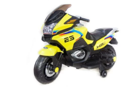 Детский электромотоцикл Barty XMX609 желтый, фото 1