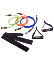 Комплект съемных эспандеров ES-606, с ручками, расширенный Комплект съемных эспандеров ES-606, с ручками, расширенный