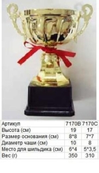 Кубок 7170 А h-20 см (чаша)