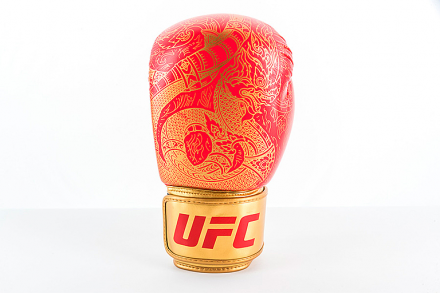 (Перчатки для бокса UFC PRO Thai Naga 12 Oz - красные), фото 3
