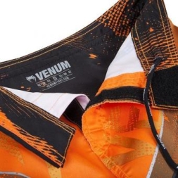 Шорты ММА Venum &quot;Galactic&quot; Fightshorts Neo Orange, фото 4