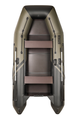 Броня-320 С хаки-черный (Лодка ПВХ под мотор с усилением), фото 7