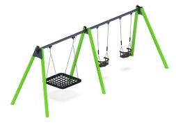 Качели М3 (зеленый) ИО 13.М.06.03.01.01-02.1, фото 3