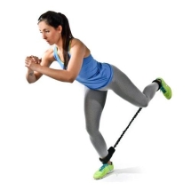 Амортизатор с манжетами латеральный в защитном рукаве Dittmann, сопротивление: сильное