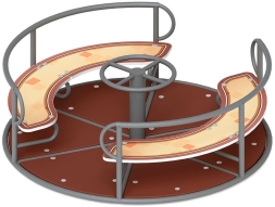 Карусель с рулем (Замок) - ИО 30.01.04-01.И1, фото 2 Карусель с рулем (Замок) - ИО 30.01.04-01.И1, фото 2
