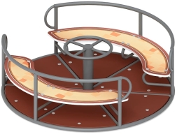 Карусель с рулем (Замок) - ИО 30.01.04-01.И1, фото 1 Карусель с рулем (Замок) - ИО 30.01.04-01.И1, фото 1