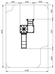 Королевство (Коты) - ДИК 1.15.01-11 - Игровой комплекс H=900, фото 6