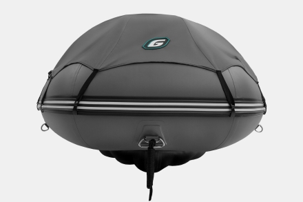 GLADIATOR E 350 PRO AIR Темносерый моторная лодка ПВХ, фото 7