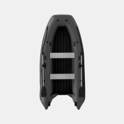 GLADIATOR E 350 PRO AIR Темносерый моторная лодка ПВХ, фото 4