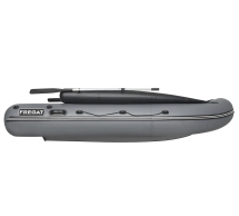 Моторная лодка ПВХ Фрегат 350 F Зеленый с фальшбортом