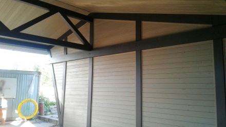 Навес для автомобилей ЭЛИТНЫЙ Несущий каркас, фото 6