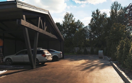 Навес для автомобилей ЭЛИТНЫЙ Несущий каркас, фото 4