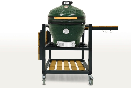 Керамический гриль-барбекю 24 дюйма CFG CHEF Черный, фото 3