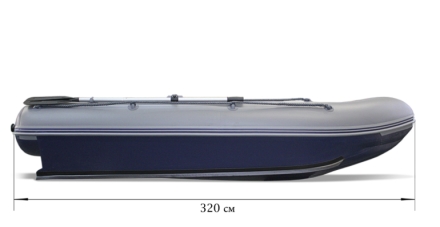 Лодка ПВХ Флагман DK 320 НДНД надувная под мотор, фото 3