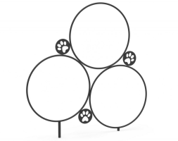 Кольцо тройное для собак Бобик, фото 2