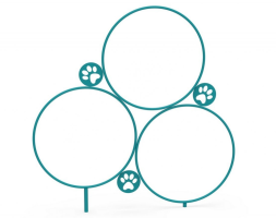 Кольцо тройное для собак Бобик, фото 1