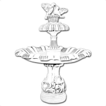 Фонтан скульптурный классический "Голуби" на большой ножке малый артикул 915 Фонтан скульптурный классический "Голуби" на большой ножке малый артикул 915