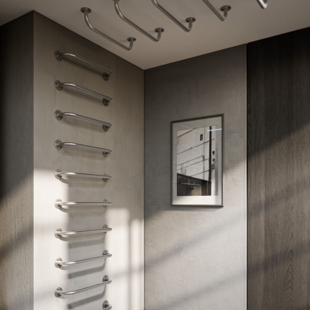 Перекладина шведской стенки и рукохода N-line нержавеющая сталь 600, фото 1