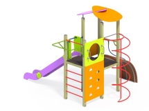 ДИК 1.230 Детский игровой комплекс с горкой H=1500 мм