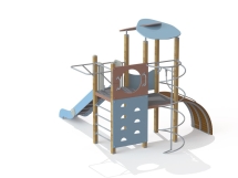 ДИК 1.230 Детский игровой комплекс с горкой H=1500 мм