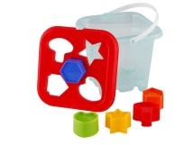 Ведро с геметрическими фигурками Pilsan Naughty Bucket (03-239)