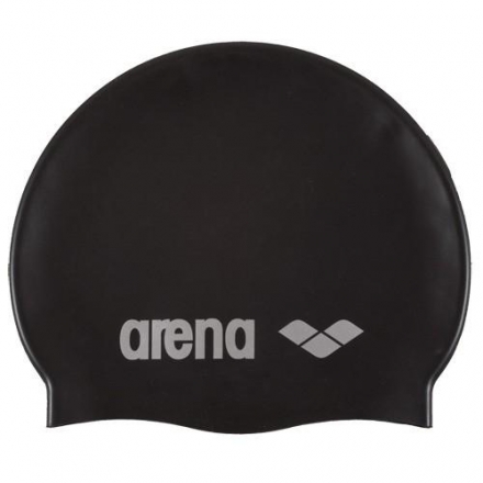 Шапочка для плавания &quot;ARENA Classic Silicone&quot;, черный, силикон, фото 1