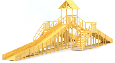 Зимняя горка Савушка Зима Wood 11, фото 3