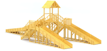 Зимняя горка Савушка Зима Wood 11 Зимняя горка Савушка Зима Wood 11