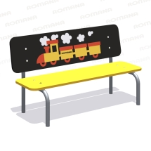 Детская скамейка Romana Поезд ночь 302.09.00 для игровой площадки