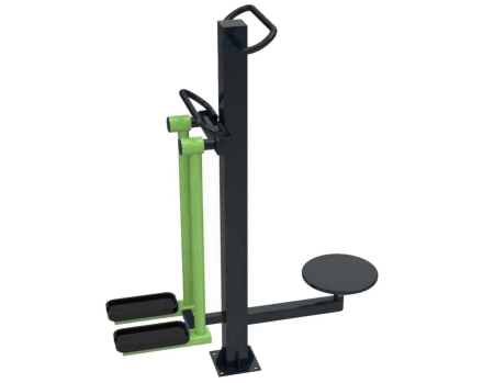 Уличный тренажер TORUDA &quot;Твистер стоя + Хипс&quot;, фото 1