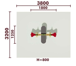 Качели-балансир на пружине Звездочка 04507 для детской площадки, фото 2 Качели-балансир на пружине Звездочка 04507 для детской площадки, фото 2