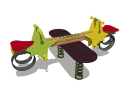 Качели-балансир на пружине Звездочка 04507 для детской площадки, фото 1 Качели-балансир на пружине Звездочка 04507 для детской площадки, фото 1