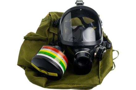 Противогаз фильтрующий БРИЗ &quot;-3301(ППФ)&quot; марки A1B1E1K1HgP3 R с лицевой частью &quot;-4301М(ППМ)&quot; категория 2 500103016, фото 1