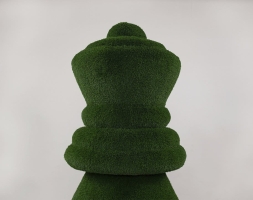 Топиари шахматы Королева, h=210 см - газон Eco, фото 2