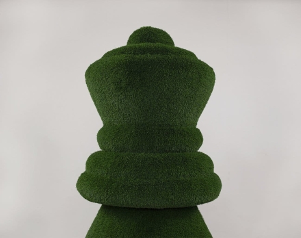 Топиари шахматы Королева, h=210 см - газон Eco, фото 2