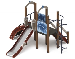 Детская игровая площадка Играйте с нами (Алтай) горка Н 1200 ДИК 2.01.1.02-04, фото 1