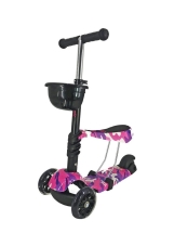 Самокат 3-х колесный 3 в 1 SportElite SE100, граффити Самокат 3-х колесный 3 в 1 SportElite SE100, граффити