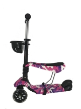 Самокат 3-х колесный 3 в 1 SportElite SE100, граффити Самокат 3-х колесный 3 в 1 SportElite SE100, граффити