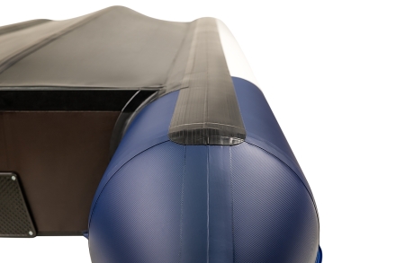 Броня-320 СК слань+киль белый-синий (Лодка ПВХ под мотор с усилением), фото 3