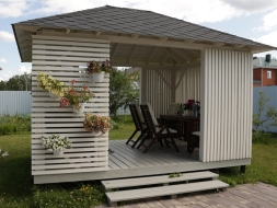 Прямоугольная беседка КОМФОРТ, фото 3