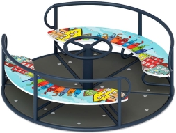 Карусель с рулем (Коты) - ИО 30.01.04-10.И1, фото 1 Карусель с рулем (Коты) - ИО 30.01.04-10.И1, фото 1