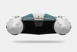 GLADIATOR B 370 LIGHT B Морской зеленый-белый моторная лодка ПВХ Фанерный пайол, фото 5