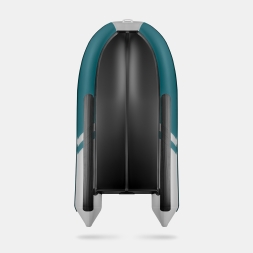 GLADIATOR B 370 LIGHT B Морской зеленый-белый моторная лодка ПВХ Фанерный пайол, фото 4