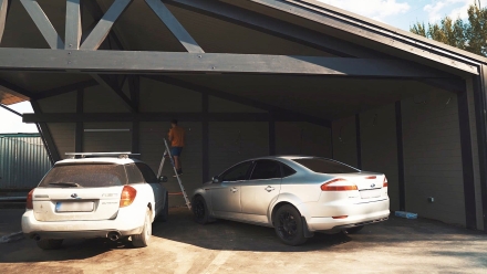 Навес для автомобилей ЭЛИТНЫЙ Базовая комплектация, фото 3