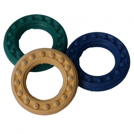 Эспандер кольцо нагрузка 10кг d-70мм массажный Цветной, фото 1
