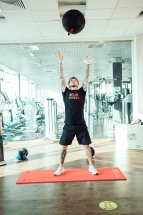 Тренировочный мяч Wall Ball Deluxe 3 кг Тренировочный мяч Wall Ball Deluxe 3 кг