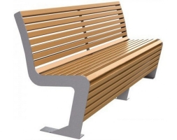 Скамейка TORUDA 039 1,8 м композит, фото 1