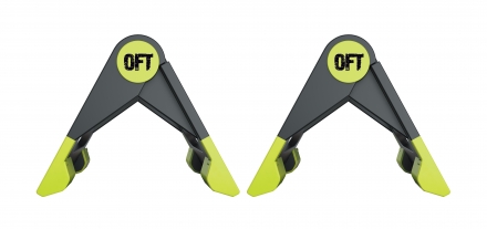 Упоры для отжиманий складные (черно-зеленые), фото 2