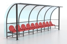 Скамейка для запасных игроков ОЛИМП СИТИ (на 10 мест)